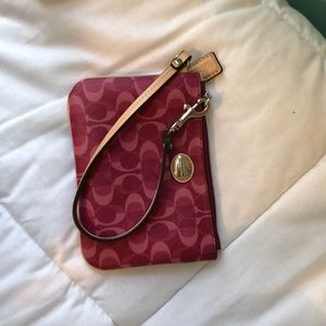 Coach wristlet